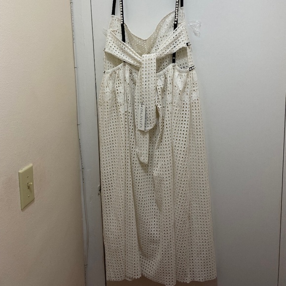 NWT Dylan Lex neutral square neck line midi length dress size US XL - Picture 4 of 11